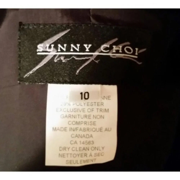 Sunny Choi Black 2 PC Sequin Tank Top & Jacket size 10 - Picture 8 of 12